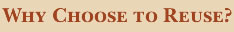 Why choose to reuse?