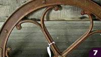 "Star" Mill Co, cast iron Mill wheel
