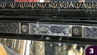 Eastlake style mirror with original finish