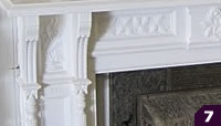 Carved Oak Mantel